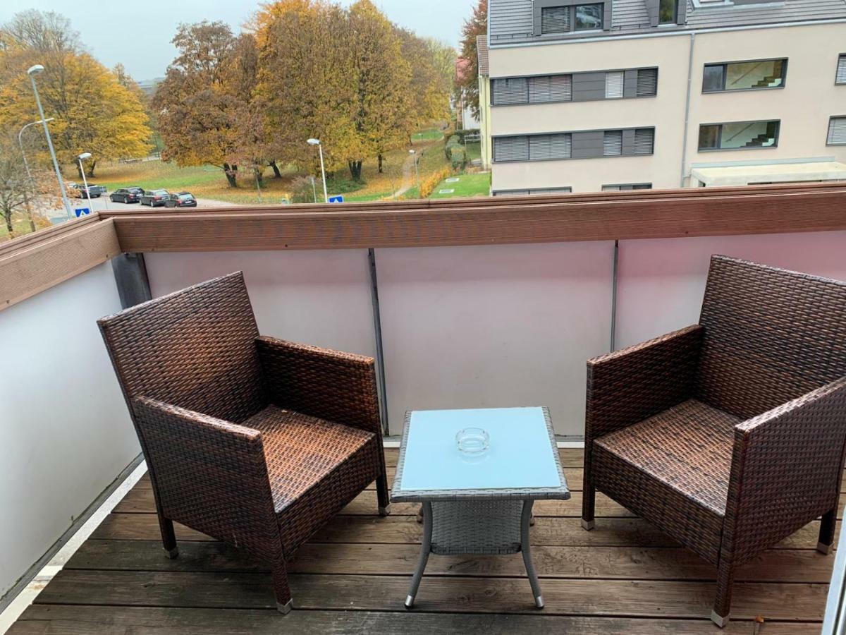 Zentrales Wg-Zimmer 1 Ravensburg, Balkon, Kamin Apartment Luaran gambar